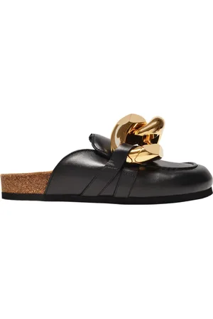 J.W.Anderson Buty, Kobieta, Czarny, 36 EU, Skóra, Stylowe czarne klapki