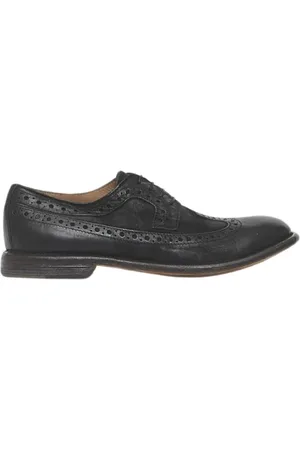 Moma Buty, Mężczyzna, Czarny, 41 1/2 EU, Skóra, Sznurowane półbuty Bandolero