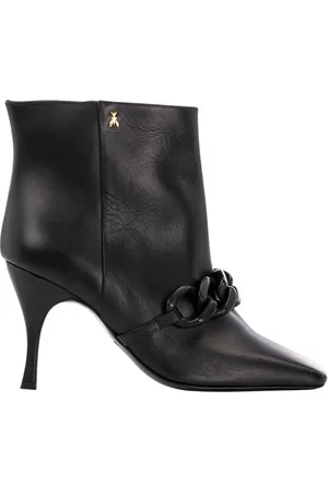 Patrizia Pepe Buty, Kobieta, Czarny, 39 EU, Skóra, Botki na obcasie