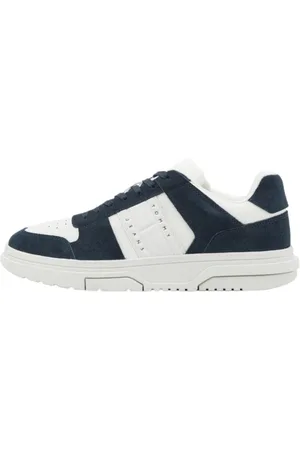 Tommy Hilfiger Buty, Mężczyzna, Wielobarwność, 45 EU, Skóra, Brooklyn Suede Basketball Sneaker