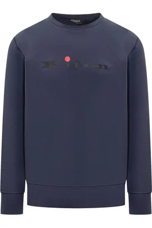 Kiton Bluzy, Mężczyzna, Niebieski, S, Bawełna, Bluza dresowa