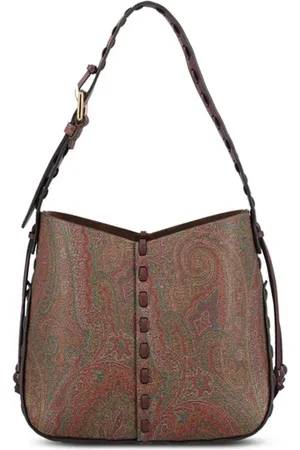 Etro Torebki, Kobieta, Czerwony, ONE SIZE, Torba z wzorem Paisley Regulowany uchwyt