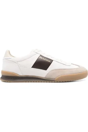Paul Smith Buty, Mężczyzna, Biały, 41 EU, Białe Sneakersy z Markowym Obcasem