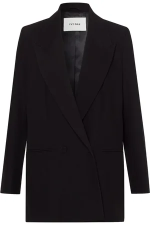 Ivy & Oak Kurtki, Kobieta, Czarny, 2XL, Smokingowa marynarka Peak Lapel
