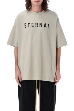 FEAR OF GOD Koszulki, Mężczyzna, Szary, L, Bawełna, Eternal T-Shirt