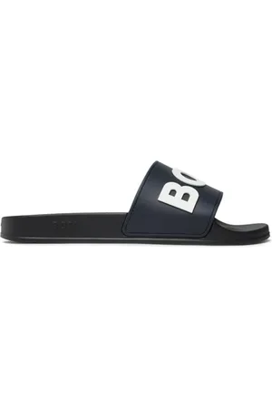 HUGO BOSS Buty, Mężczyzna, Niebieski, 39 EU, Klapki Kirk Slid