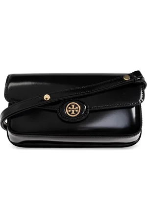 Tory Burch Torebki, Kobieta, Czarny, ONE SIZE, Skóra, Torebka na ramię Robinson