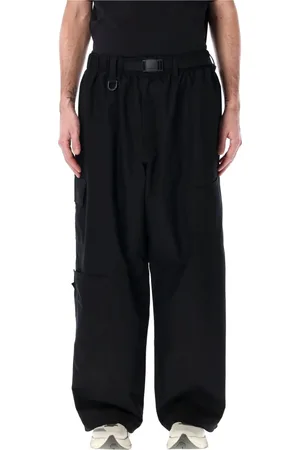 Y-3 Spodnie, Mężczyzna, Czarny, L, Bawełna, Vented Cargo Trackpants