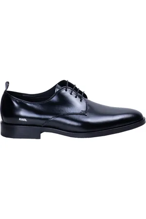Karl Lagerfeld Buty, Mężczyzna, Czarny, 40 EU, Skóra, Bureau Derby Lace Buty