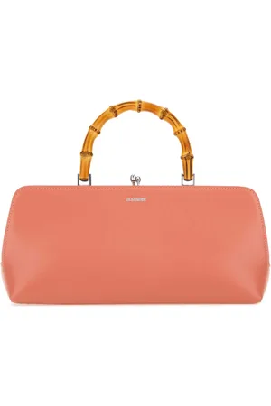 Jil Sander Torebki, Kobieta, Różowy, ONE SIZE, Skóra, Torebka Goji Bamboo ze skóry łososia