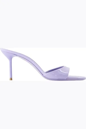 PARIS TEXAS Buty, Kobieta, Fioletowy, 37 EU, Skóra, Klapki na obcasie Lidia 70