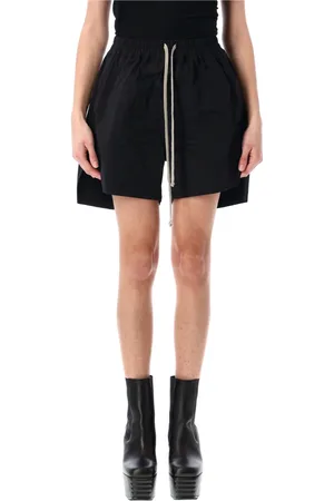 Rick Owens Szorty, Kobieta, Czarny, XS, Czarne Runway Boxers Damskie Szorty