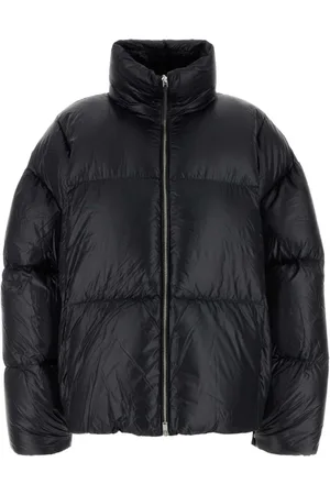Jil Sander Kurtki, Kobieta, Czarny, S, Nylon, Stylowa Czarna Nylonowa Kurtka Dona