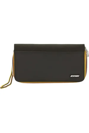 K-Way Akcesoria, Kobieta, Czarny, ONE SIZE, Nylon, Portfel Zapinany na Zamek