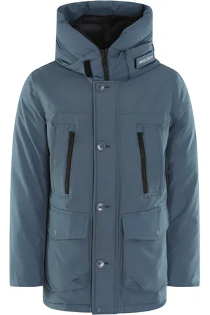 Woolrich Kurtki, Mężczyzna, Niebieski, M, Bawełna, Arctic Parka