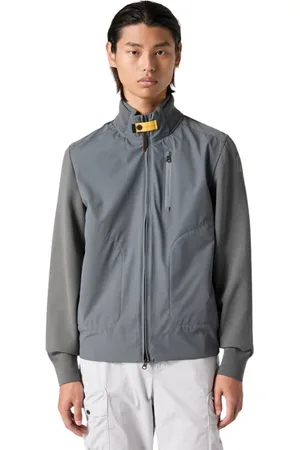 Parajumpers Kurtki, Mężczyzna, Szary, M, Nylon, Tech Knit Zorba Sweter Antracyt
