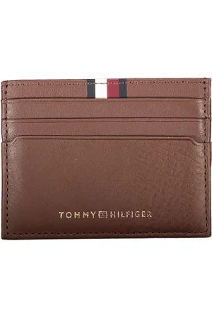 Tommy Hilfiger Akcesoria, Mężczyzna, brązowy, ONE SIZE, Skóra, Brązowy portfel z przegródkami na karty