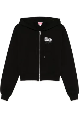 Kenzo Bluzy, Kobieta, Czarny, M, Bawełna, Stylowa damska bluza Nero