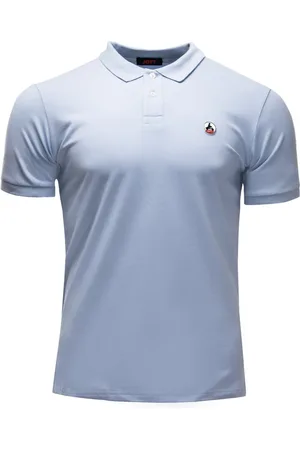 Jott Koszulki, Mężczyzna, Niebieski, L, Bawełna, Polo Shirt Marbella
