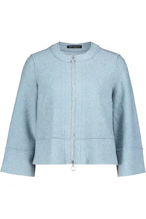Betty Barclay Kurtki, Kobieta, Niebieski, L, Casual Elegance Blazer Kurtka z Kieszeniami