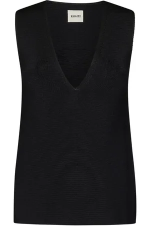 Khaite Koszulki, Kobieta, Czarny, M, Heidi Top