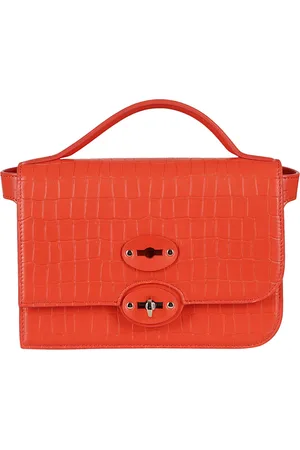 Zanellato Torebki, Kobieta, Czerwony, ONE SIZE, Skóra, Stylowa torebka crossbody Cayman