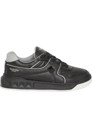 VALENTINO GARAVANI Buty, Mężczyzna, Czarny, 39 1/2 EU, Skóra, One Stud Sneakers