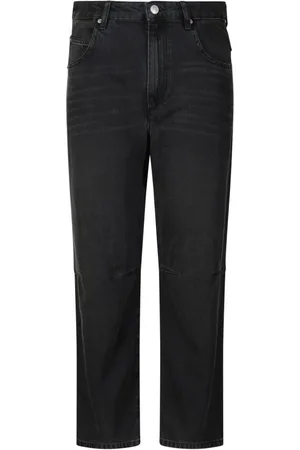 Isabel Marant Jeansy, Kobieta, Czarny, L, Bawełna, Jeansyy Relaxed-Fit Janet