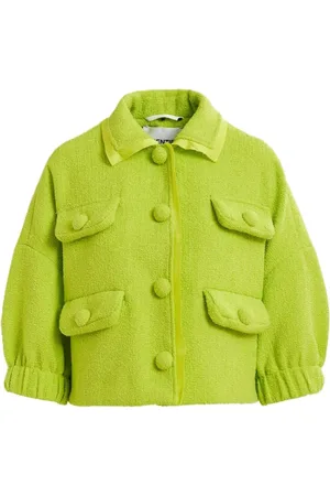 Essentiel Antwerp Kurtki, Kobieta, Zielony, S, Oversized Kurtka z Czterema Kieszeniami