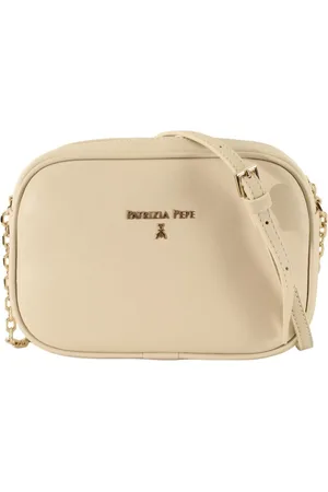 Patrizia Pepe Torebki, Kobieta, Biały, ONE SIZE, Skóra, Torebka Crossbody Azrou