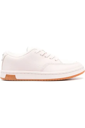 Kenzo Buty, Kobieta, Różowy, 36 EU, Skóra, Sznurowane sneakersy Dome