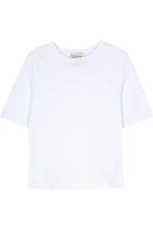 SEMICOUTURE Koszulki, Kobieta, Biały, L, T-Shirts