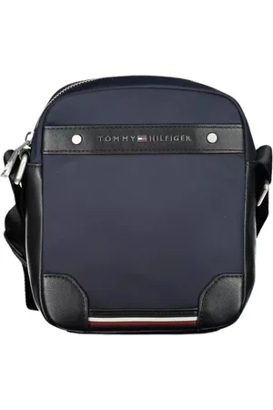 Tommy Hilfiger Torebki, Mężczyzna, Niebieski, ONE SIZE, Poliester, Poliestrowa Torba na Ramię