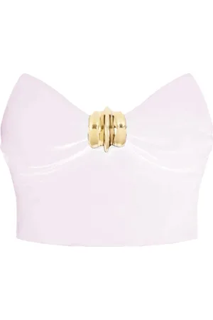 Elisabetta Franchi Koszulki, Kobieta, Różowy, M, Elegancki Top z Unikalnym Stylem