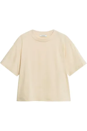 Ivy & Oak Koszulki, Kobieta, Żółty, XS, Bawełna, Boxy T-shirt bawełniany