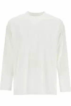 Y-3 Koszulki, Mężczyzna, Biały, M, Bawełna, Koszulka Casual z Bawełny