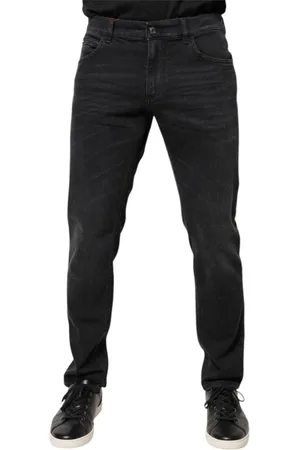 Dolce & Gabbana Jeansy, Mężczyzna, Czarny, M, Czarne Skinny Jeansyy Klasyczny Styl