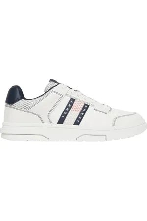Tommy Hilfiger Buty, Mężczyzna, Biały, 40 EU, Białe Brooklyn Sneakers Casual Nowoczesny Styl