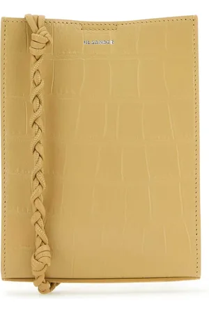 Jil Sander Torebki, Kobieta, Żółty, ONE SIZE, Skóra, Torebka na ramię Tangle