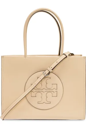 Tory Burch Torebki, Kobieta, Beżowy, ONE SIZE, Skóra, Ella Small Shopper Bag