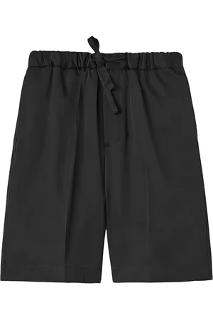 Jil Sander Szorty, Mężczyzna, Czarny, S, Bawełna, Minimalistyczne Czarne Szorty