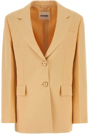 Jil Sander Kurtki, Kobieta, Pomarańczowy, S, Oversize`owa Brzoskwiniowa Marynarka