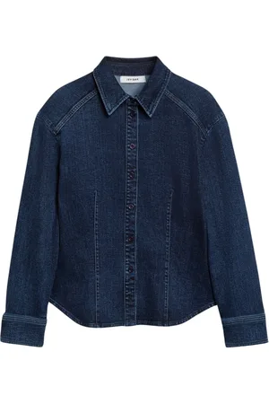 Ivy & Oak Bluzki, Kobieta, Niebieski, M, Denim, Berenice Denimowa Bluzka