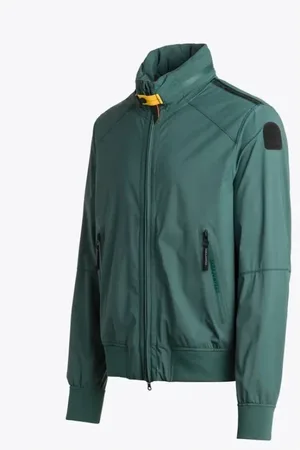 Parajumpers Kurtki, Mężczyzna, Zielony, L, Nylon, Kurtka Bomberka z Kapturem
