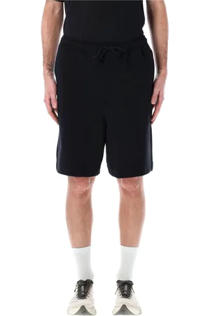 Y-3 Szorty, Mężczyzna, Czarny, XL, Bawełna, Szorty Casualowe French Terry