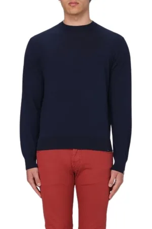 Paul & Shark Swetry, Mężczyzna, Niebieski, 2XL, Sweter z okrągłym dekoltem