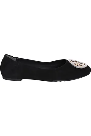 Tory Burch Buty, Kobieta, Czarny, 36 EU, Skóra, Czarne Baleriny - Ponadczasowa Elegancja i Klasyczny Urok