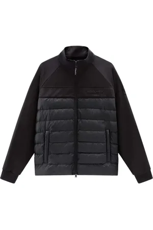 Woolrich Kurtki, Mężczyzna, Czarny, S, Poliester, Hybrydowa kurtka softshell