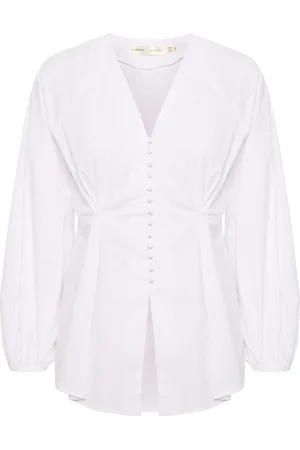 INWEAR Bluzki, Kobieta, Biały, L, Bawełna, Helveiw Blouse