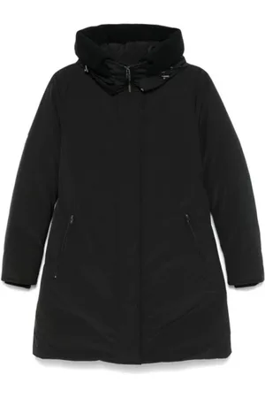 Woolrich Płaszcze, Kobieta, Czarny, M, Poliester, Parka Arctic Touch